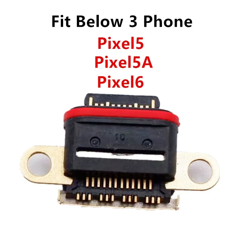 USB-порт для зарядки для Google Pixel 7 Pro 6 6A 5 5A 4 XL 4XL 4A 5G Разъем для зарядного устройства Разъем для док-станции Замена запасных частей