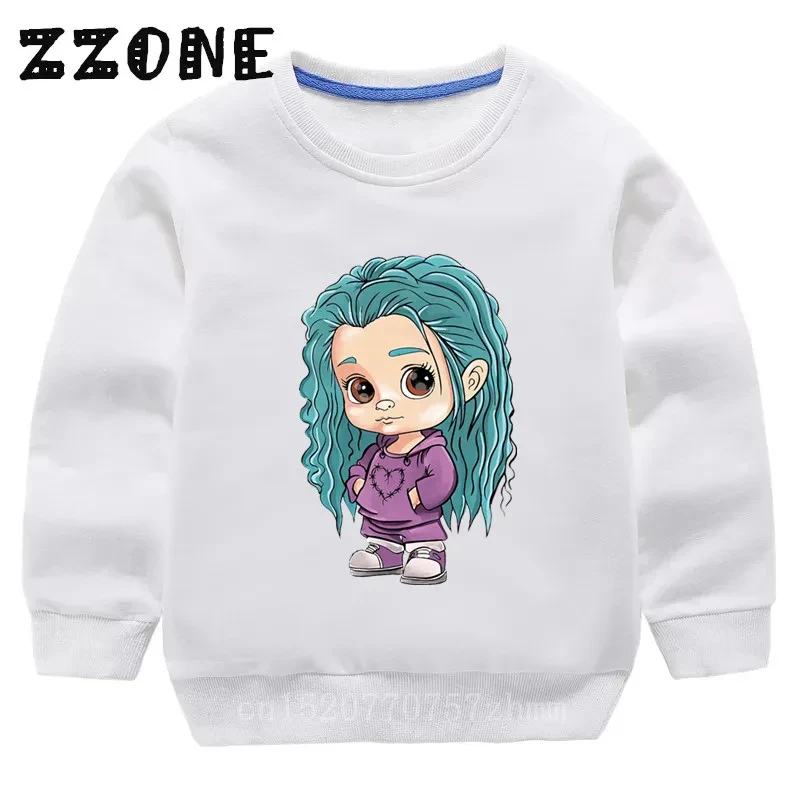 Manana Sera Bonito Karol G Print Fashion Kids Sweatshirts Funny Children Hoodies Baby Pullover Outwear Tops Girls Boys Clothes