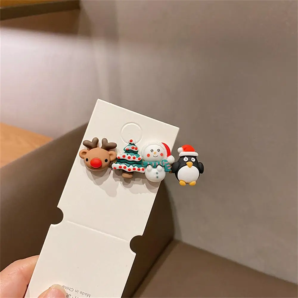 Back Of Head Clip Unique Small Gifts Festive Cartoon Holiday Hairpin Best Selling Personality Hairpin Cartoon Hairpin Christmas