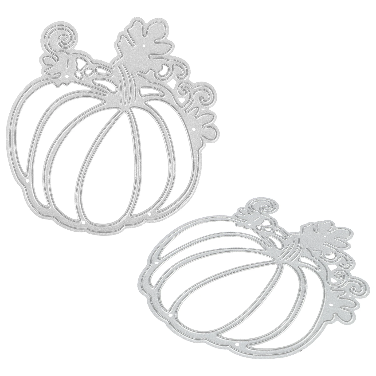 

2Pcs Carbon Steel Knife Mold Shaped Stencils Craft Slicing Molds Embossing Metal Cuts Pumpkin Cutting DIY Projects Reusable