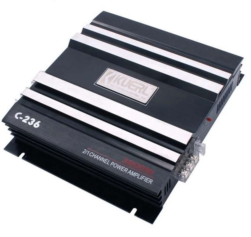 C-236 amplificateur de puissance de voiture haute puissance 300W, deux canaux, carte d'amplificateur de puissance de voiture 2 voies