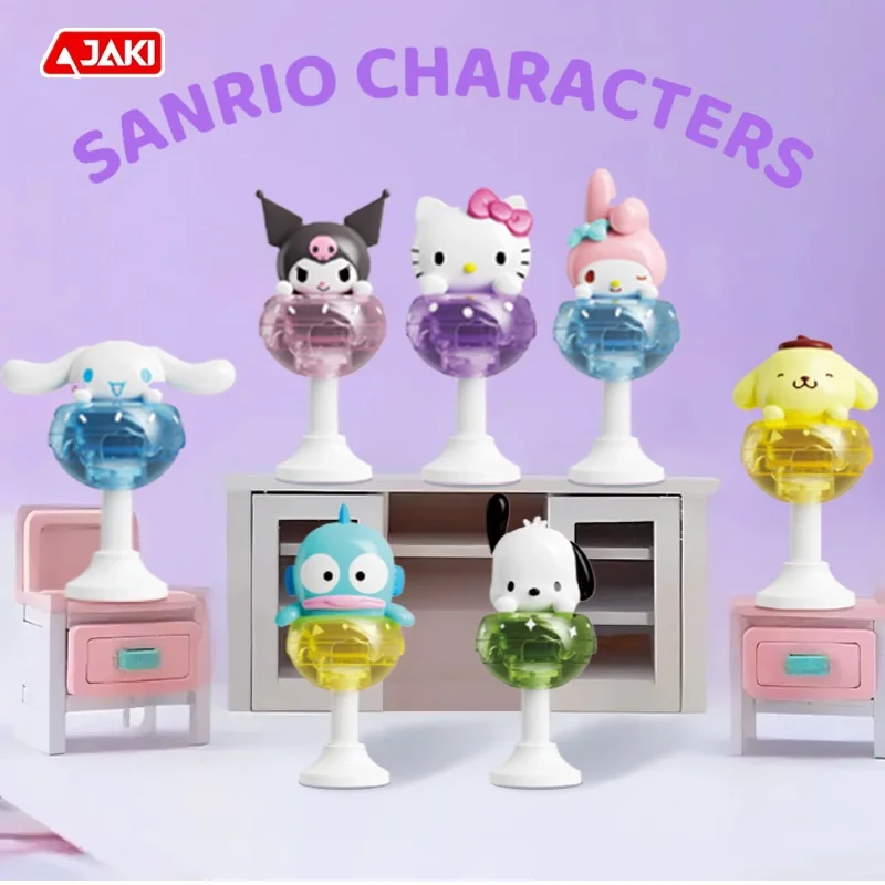 سانريو شخصيات الأسرة سلسلة المصاصة يدوية الصنع كورومي بودنغ الكلب الضغط لعبة فتاة يمكن استخدامها كغطاء المفاتيح هدية عيد