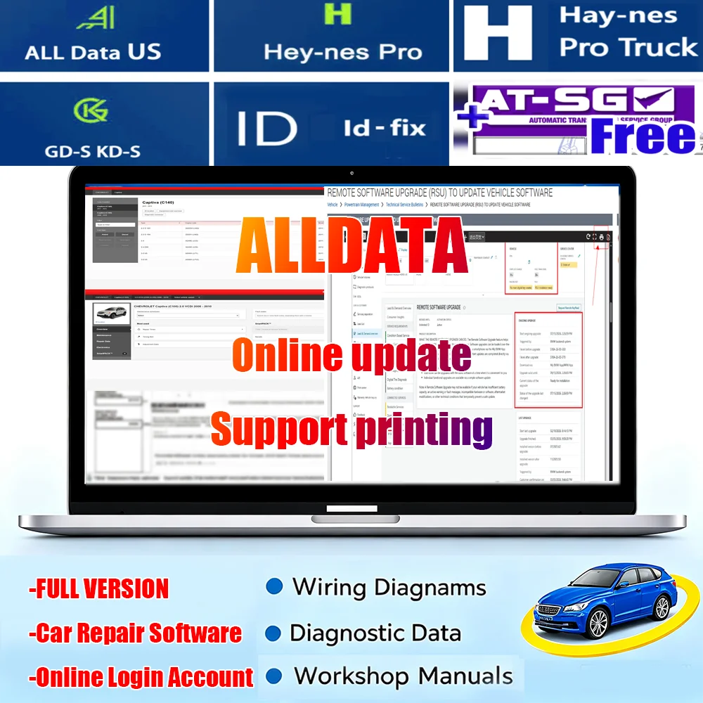 Online Account for Alldata US Hay-nesPro Workshop Full Version Car Repair Online Software Database PC/Mobile Login Update to Now