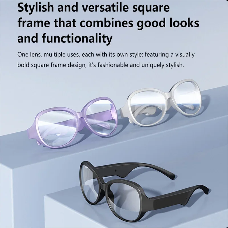 2-in-1 Smart Audio Glasses Wireless Bluetooth Headphones and Eye-Protecting Audio Sunglasses view 6