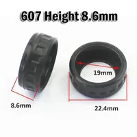 2Pcs/Pack Bearing Rubber Sleeve 607 608 6000 Angle Grinder Electric Hammer Height 8.6-10.8mm Power Tool Bearing Accessories
