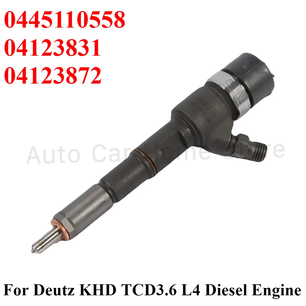 

0445110558 New Diesel Fuel Injector Nozzle 04123831 4123831 For DEUTZ KHD TCD3.6 L4 Diesel Engine