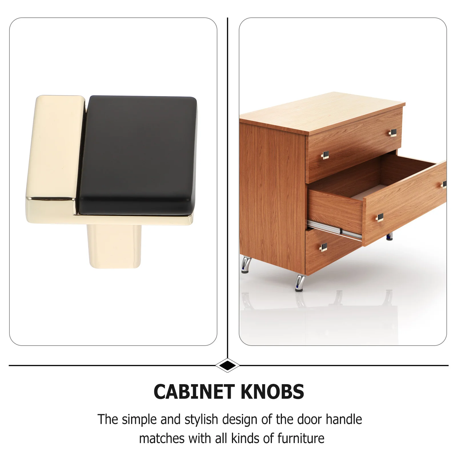 

4Pcs Cabinet Door Knob European Zinc Alloy Durable Wardrobe Drawer Pull Handle Decorative Furniture Handle Cabinet Door Knob