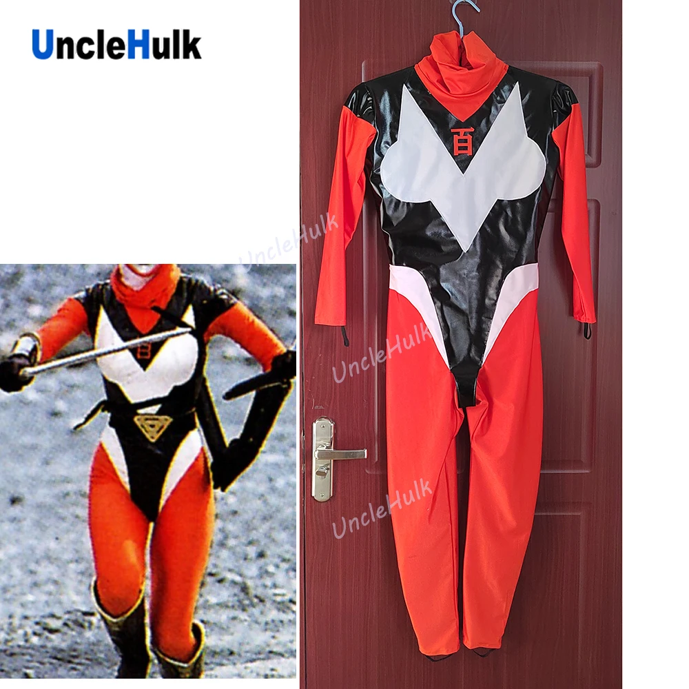 Ninja Sentai Kakuranger Orange Lily of the Flowery Kunoichi Team Cosplay Bodysuit | UncleHulk