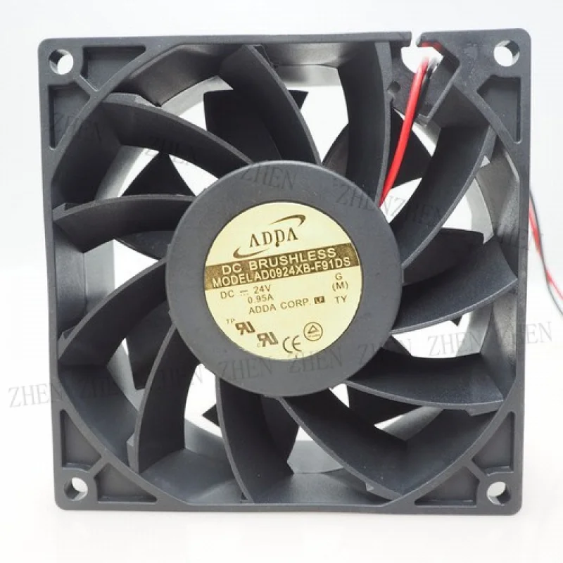 Y    1Pcs New for ADDA AD0924XB-F91DS 24V 0.95A 2-wire Inverter Cooling Fan # QW.