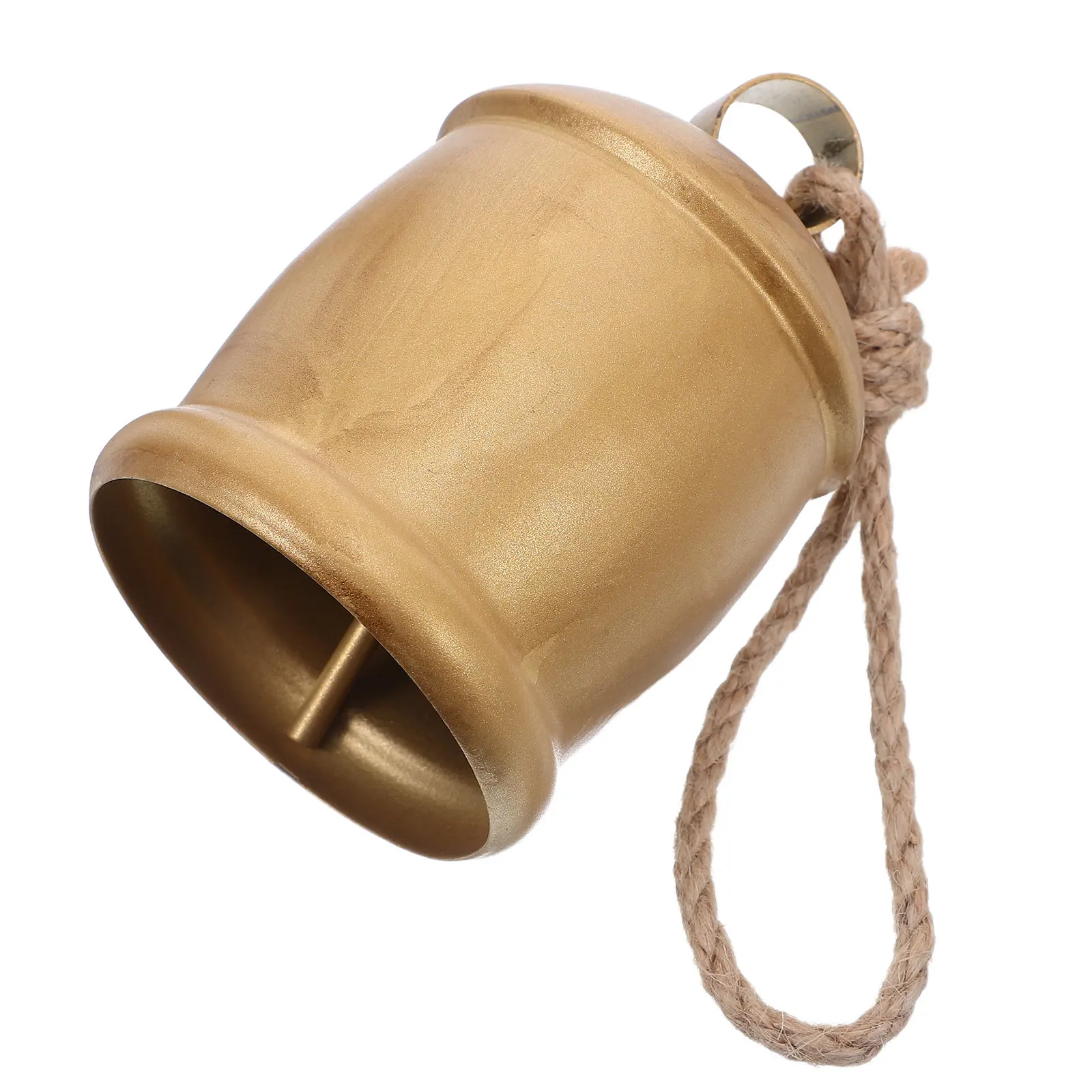 

Metal Cowbell Rustic Hanging Bell 6.5cm Diameter for Home Garden Farmhouse Decor Vintage Distressed Cow Bell with