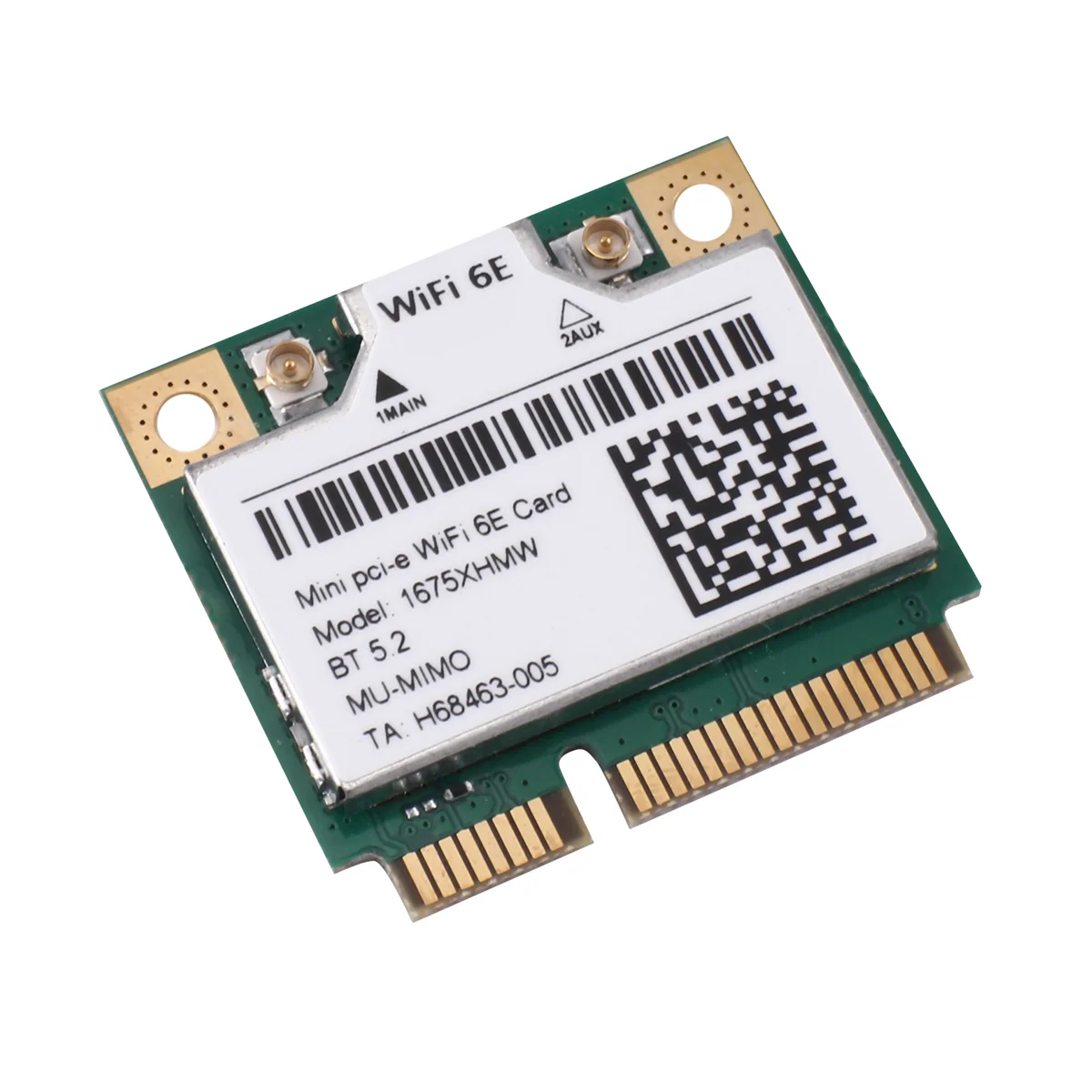 1675X 1675XHMW AX210 WiFi Card WiFi 6E 802.11AX 2.4G 5G 6G 5374Mbps Bluetooth 5.2 Mini Pcie WiFi Network