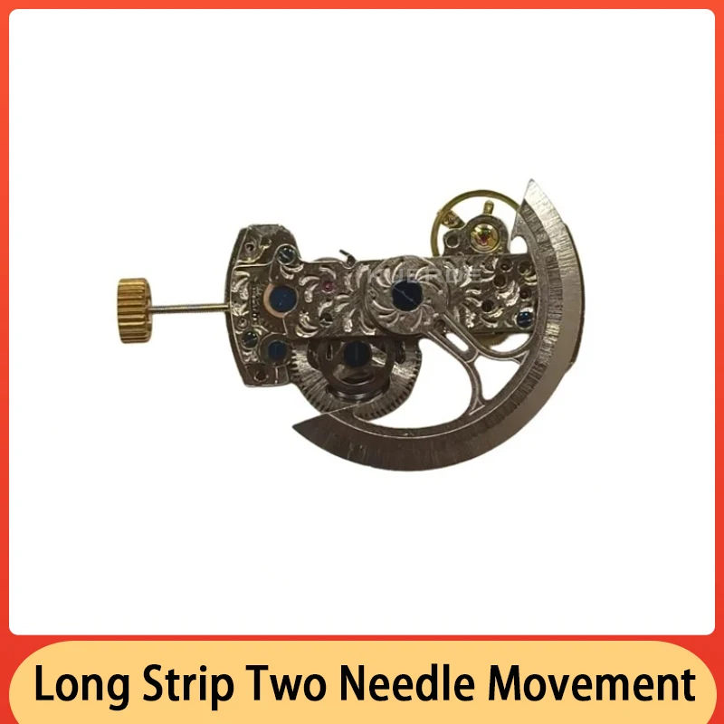 Langlebige quadratische Bewegung mit langem Streifen, längliche automatische mechanische Bewegung, stabile Qualität mit zwei Nadel bewegungen