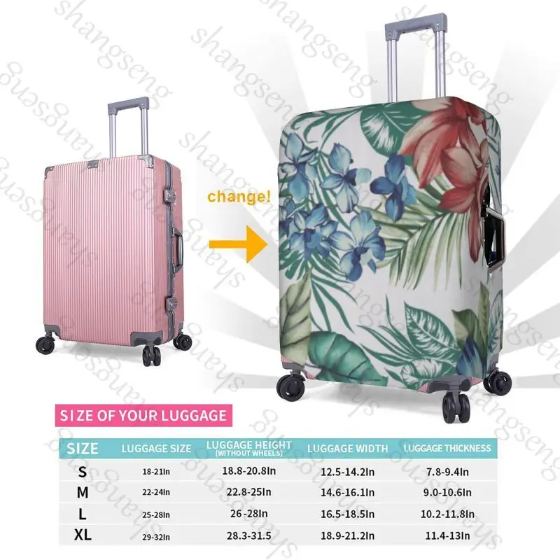 الإقحوانات، عباد الشمس، أوراق حقيبة سفر واقية، غطاء حقيبة حماية مرنة، غطاء أمتعة قابل للغسل، 18-32 بوصة