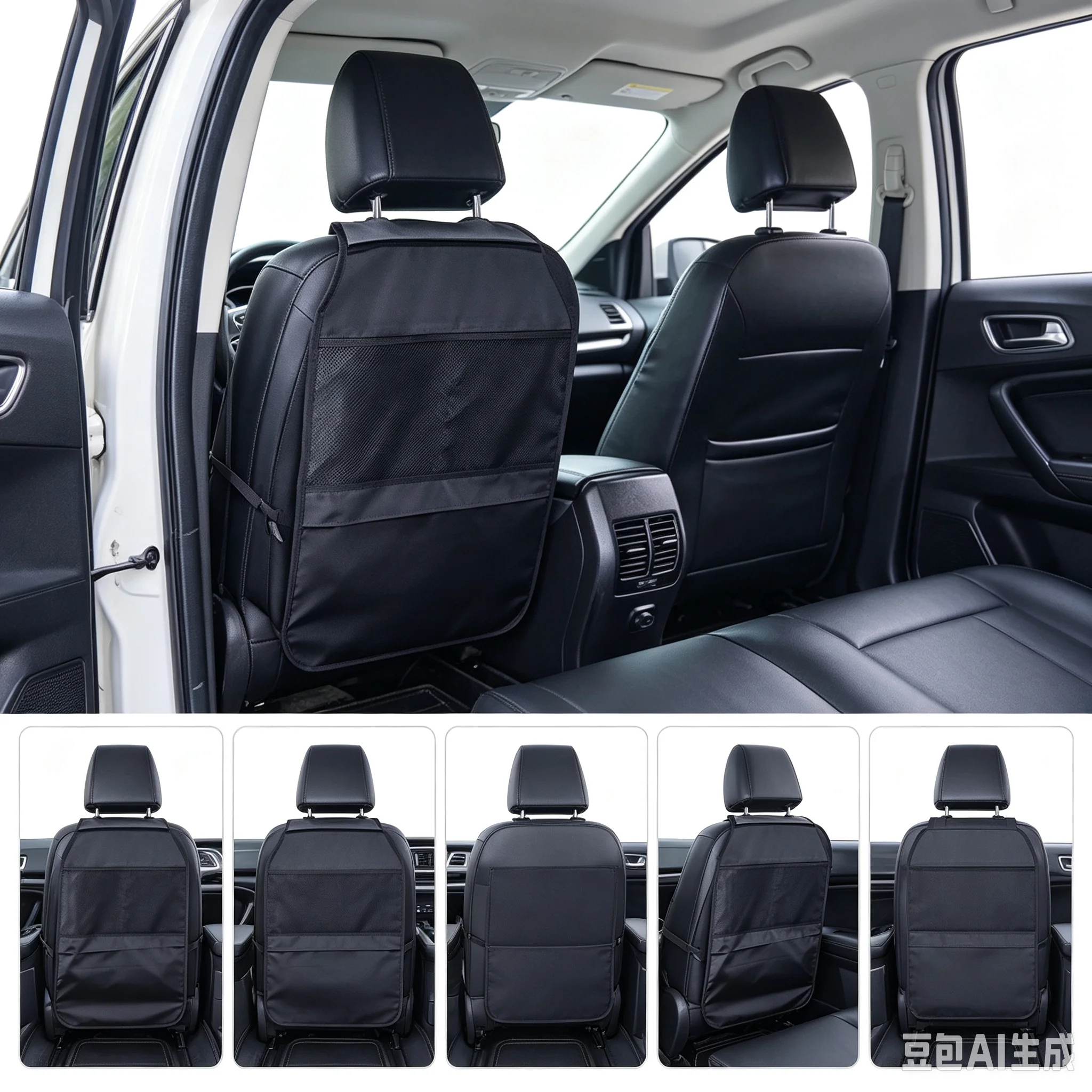 Universal Child Kick Pad Kick Dirty Cover Children Babies Kick Mat Protect Car Seat Back Protector Storage Bag