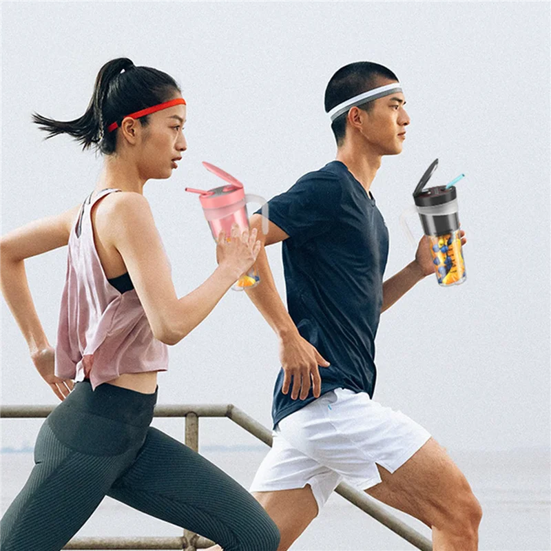 

Portable Smoothies Blender Electric Juice Blender Rechargeable Portable Blender For Smoothies Fruits Blender Reusable White