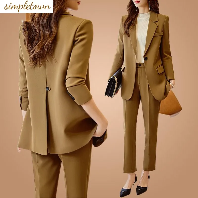 

Fashion Set Women's 2023 Spring and Autumn New Korean Version Temperament Age Reducing Casual Suit Elegant Women's Two Piece Set