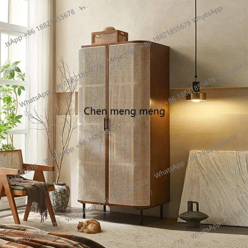 Aesthetic Vintage Wood Wardrobes Orgnizer Luxury Display Clothes Wardrobe Adult Wooden Modern Guarda Roupa Bedroom