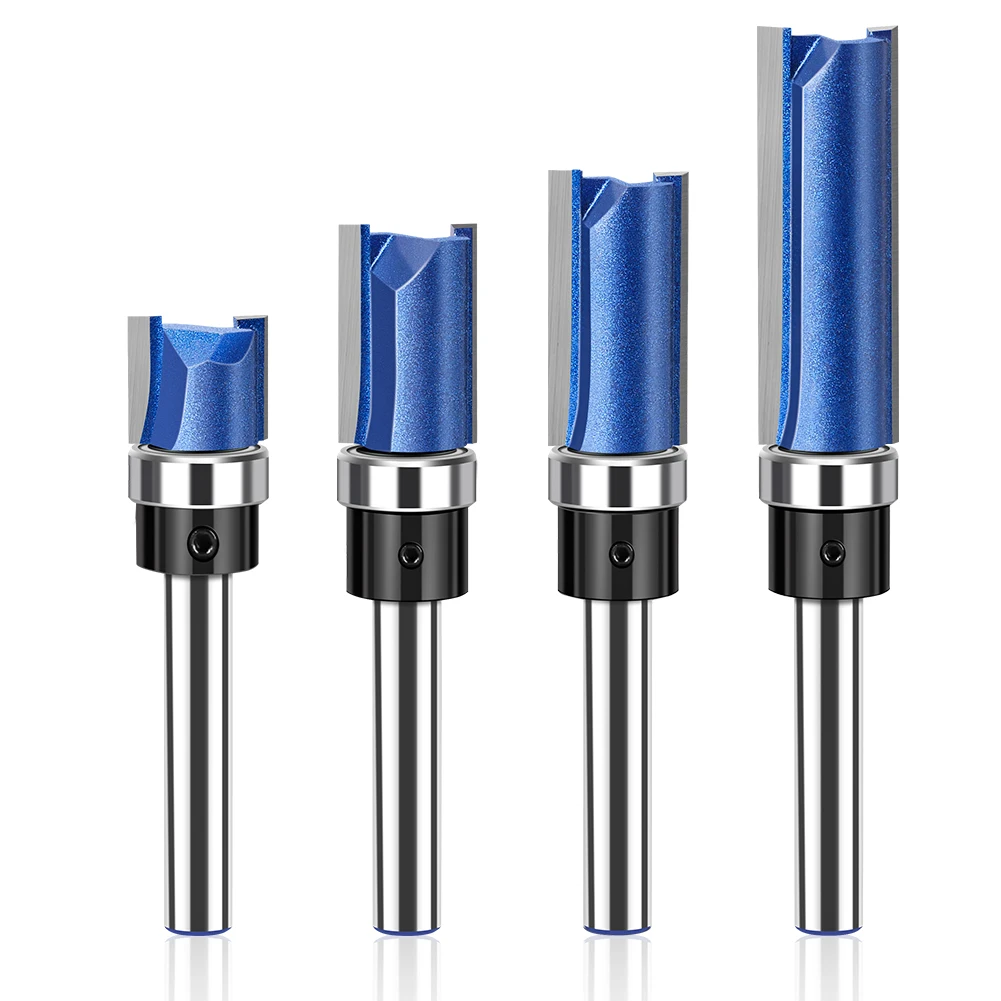 Imagem -05 - Tungsten Carbide Milling Cutter Shank Bit Reto Modelo Padrão Bit Flush Guarnição Router Bit com Rolamento mm em