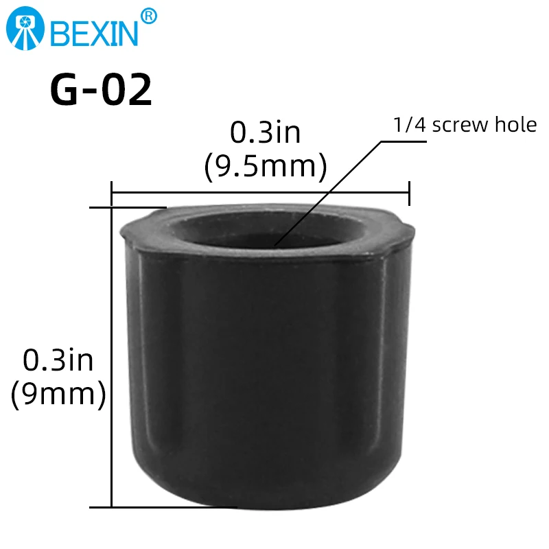 BEIXIN camera 1/4 screw protection cap for tripod screw monopod Top screw and  camera quick installation board screw