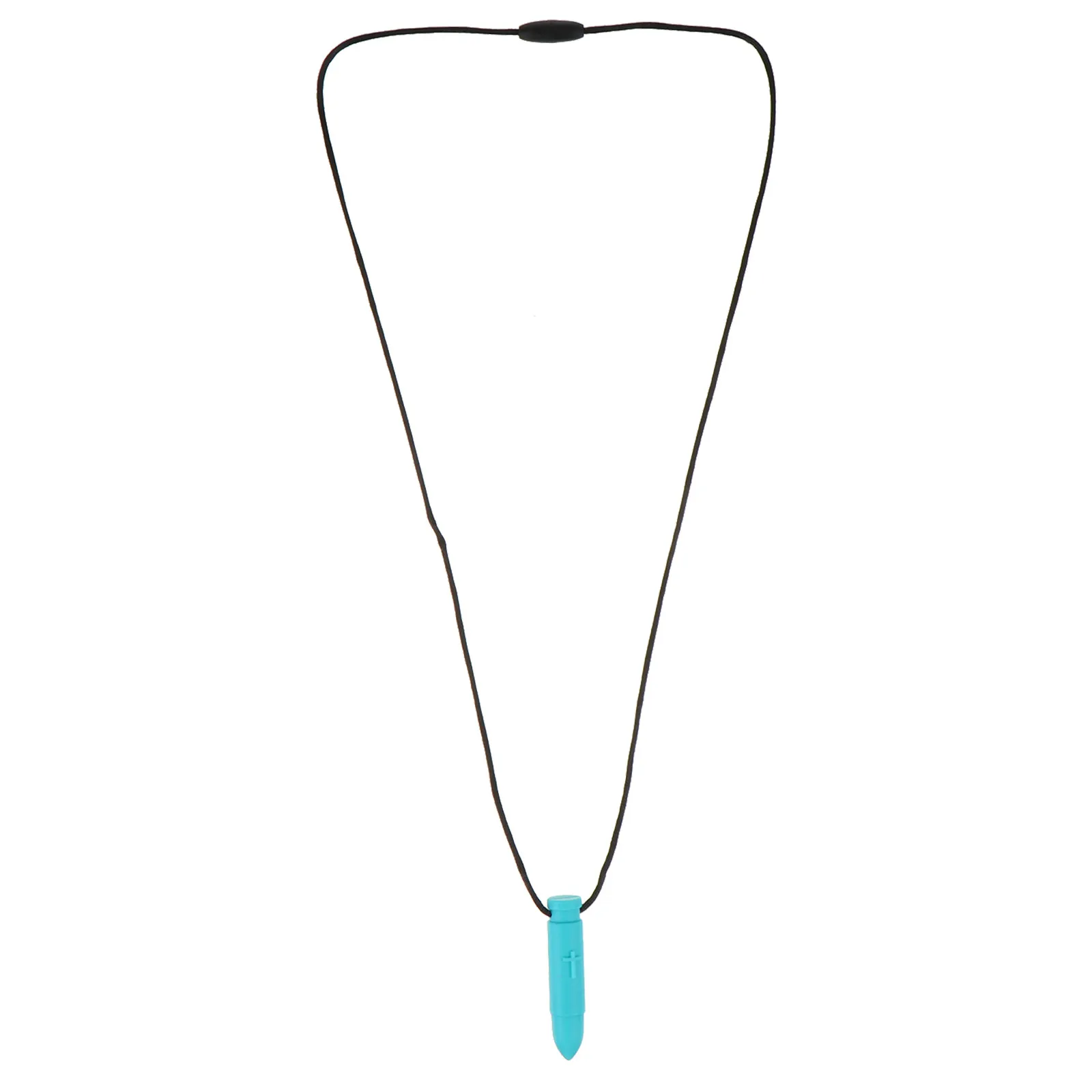 Collier sensoriel à mâcher Bullet Teether pour l'autisme et le soulagement de l'anxiété, pendentif molaire, outil de stimulation orale à mâcher
