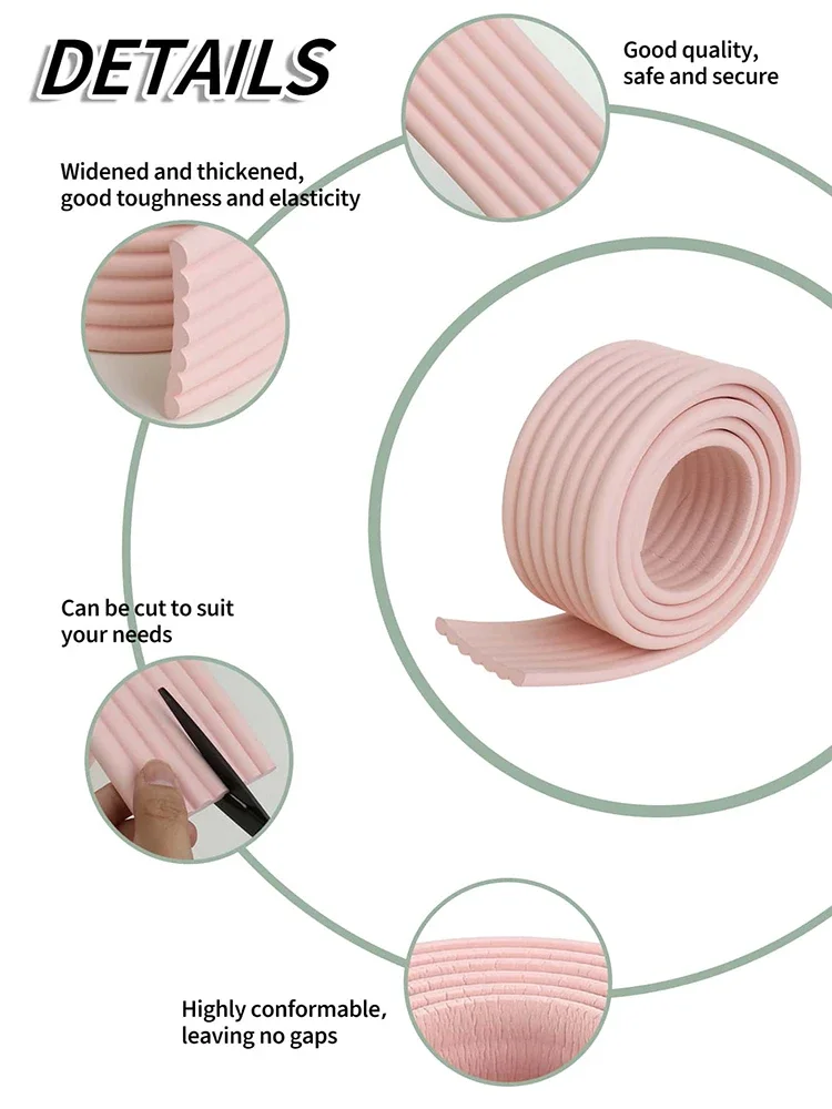 2M سلامة الطفل مكتب واقي للحواف قطاع الجدول ركن حامي الاطفال الاصطدام وسادة رغوة الوفير الشريط الحرة