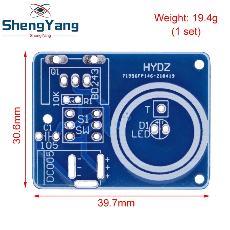 TZT BD243 Mini Tesla Coil Kit Magic Props DIY Parts Empty Lights Technology Diy Electronics BD243C DIY Mini Tesla Coil Module image 3