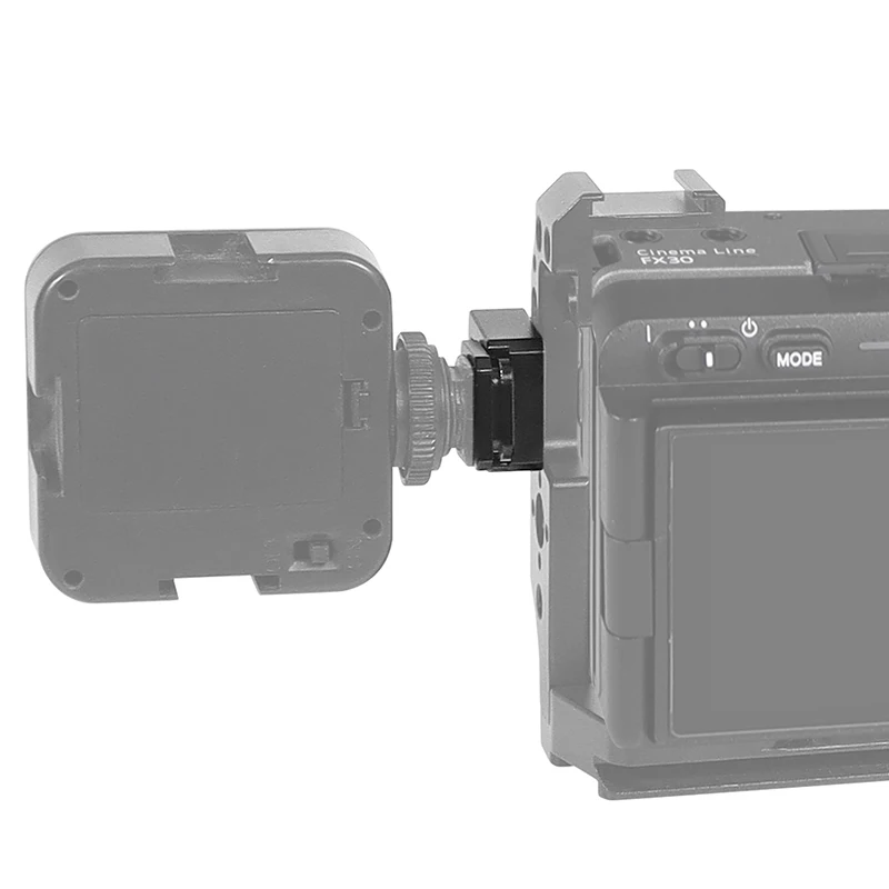 Feichao-コールドシューマウントベース,1/4インチ,ボールヘッド,gopro 12,insta360カメラ,DSLRカメラケージ,モニターブラケット