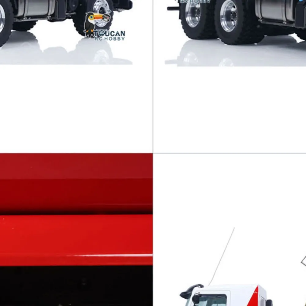 

LESU 6x6 RTR Hydraulic RC Dump Truck 1/14 Radio Control Tipper Car 2-Speed Gearbox Differential Lock Metal Chassis Model