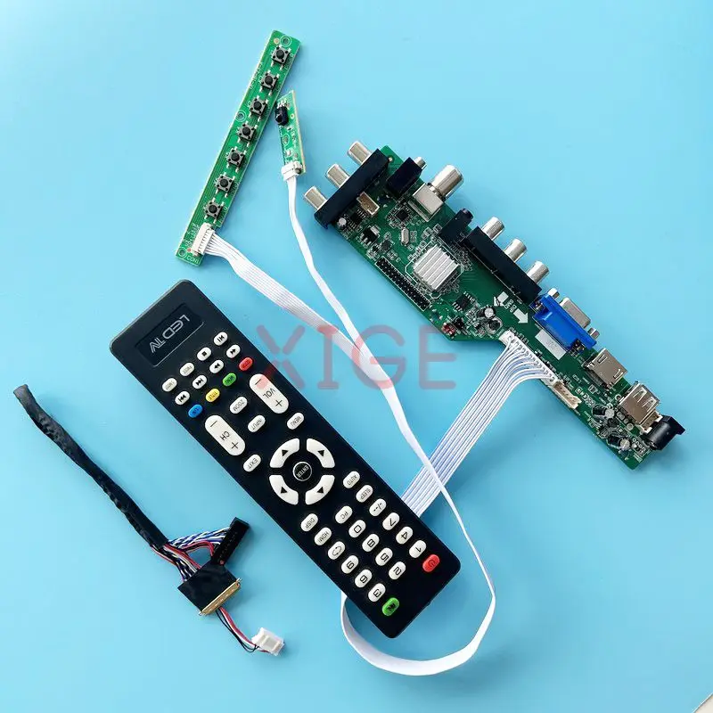 

Controller Board Fit LP156WH3-TLA1/AA/F1/L1/S1/T1 DVB Digital Signal DIY Kit 40-Pin LVDS USB+DHMI+VGA+2AV Display 1366*768 15.6"