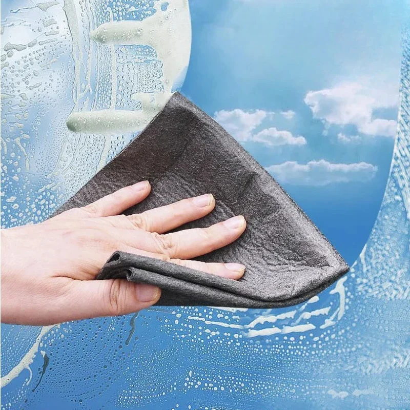 Thicker Magic Cleaning Cloth No Watermark rag Microfiber Window Glass Wiping Kitchen Towel Wash Reusable dried magic bayeta