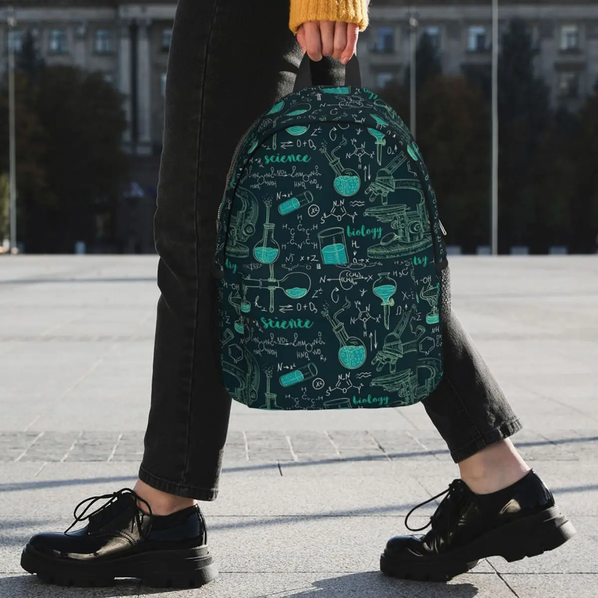 Mochila de laboratorio con microscopio para niños y niñas, morral escolar para estudiantes, mochila de viaje para hombro