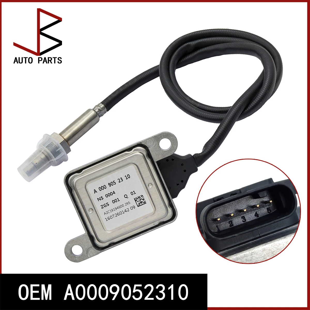 Новый датчик NOx (нитрогеноксидов) производства КНР, OEM A0009052310 A0009050219 A0009054410 для MERCEDES-BENZ C-CLASS Coupe 2015-2023, E-CLASS 2016-