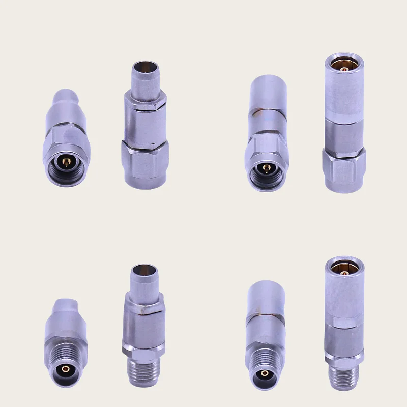 3.5MM to BMA adapter Male plug & Female jack millimeter wave stainless steel 18G high-frequency test adapters