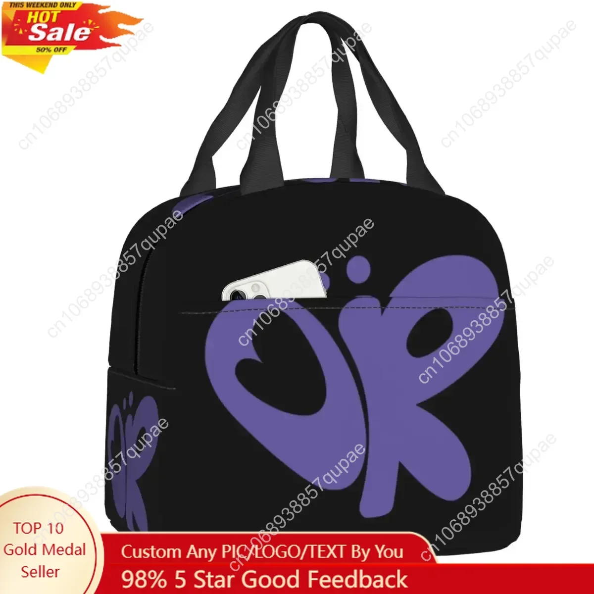 

Custom Olivia Vampire Rodrigos Sour Guts Lunch Bag Men Women Thermal Cooler Insulated Lunch Box for Adult Office