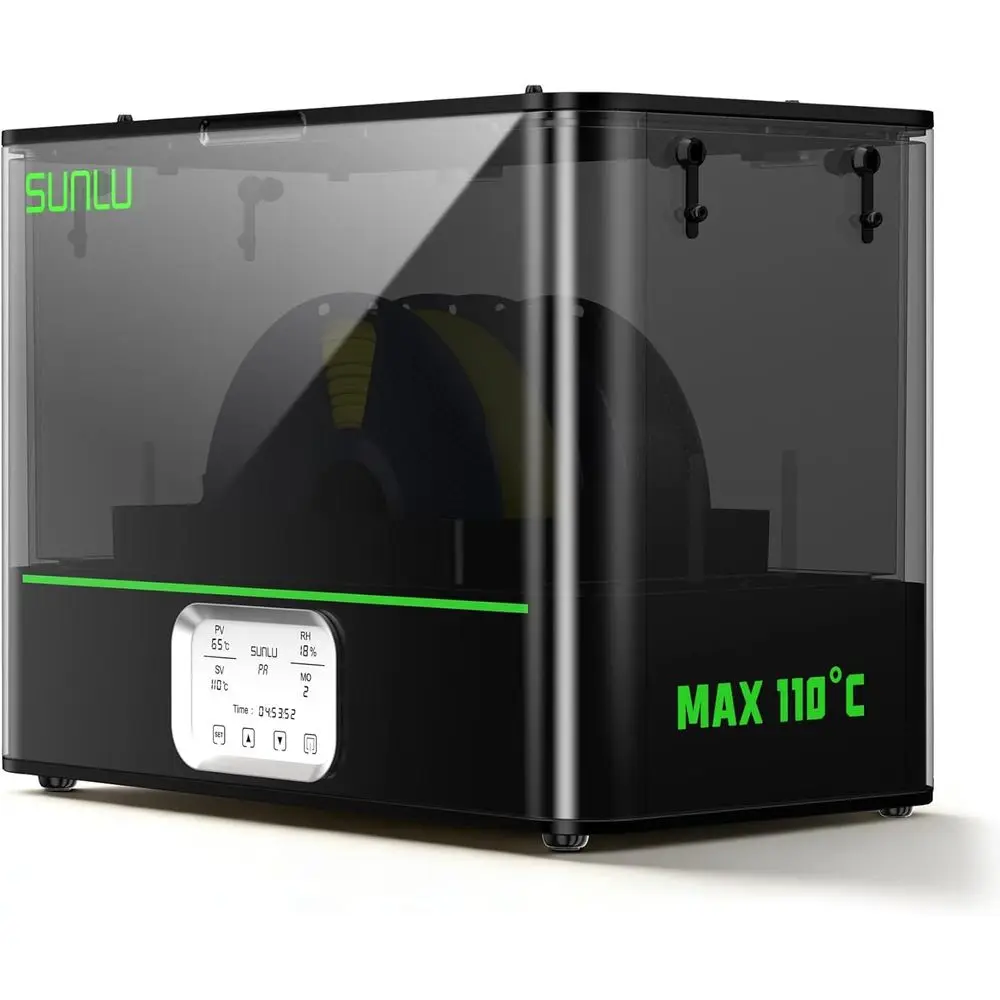 

Oicial 3D Printer ilament Dryer E2, 110℃ Max Temperature, 500W PTC Heater, Dry and Anneal 2-in-1, Dual-Chamber, Designed or Engi