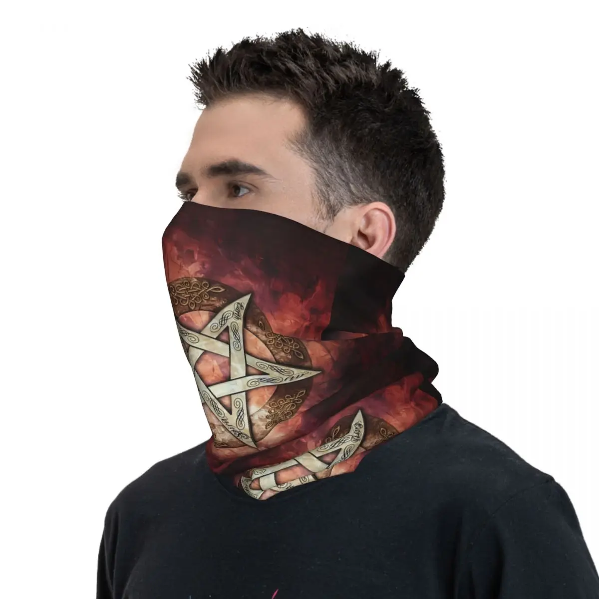 Classic Culture Scarf Neckerchief Neck Face Mask Polyester