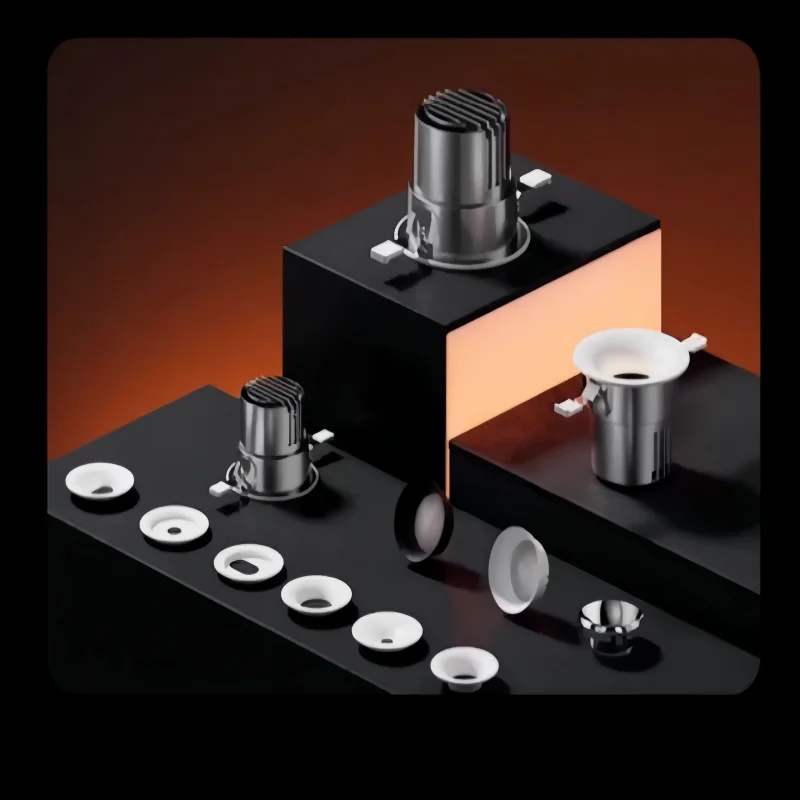 

CANTH Black Series Внутридверный потолочный светильник для гостиной с сильной антибликовой функцией и полным спектром для домашнего использования