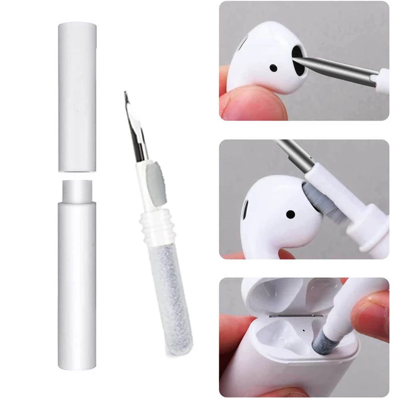 Bluetooth Earphones Cleaning Pen for Airpods Pro 3 2 1 Cleaner Kit Brush For Wireless Headphones Charging Case Cleaning Tools