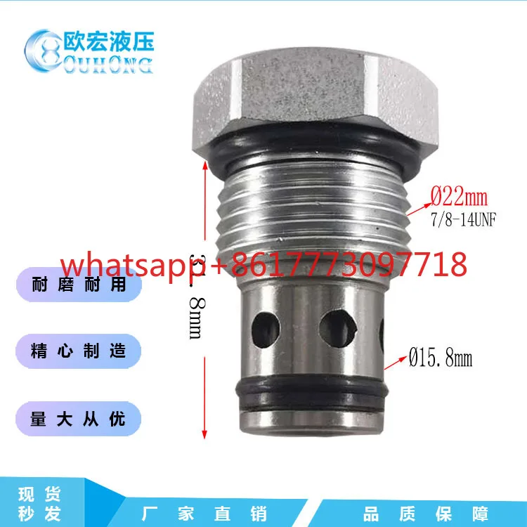 

Обратный клапан Гидравлический клапан обслуживания давления CV10-21 Обратный клапан, клапан обслуживания давления цилиндра, клапан