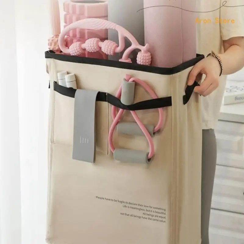 Convenient Yoga Mat Storage Container Easy to Clean Yoga Mat Basket Practical for Workout Gear H3CF