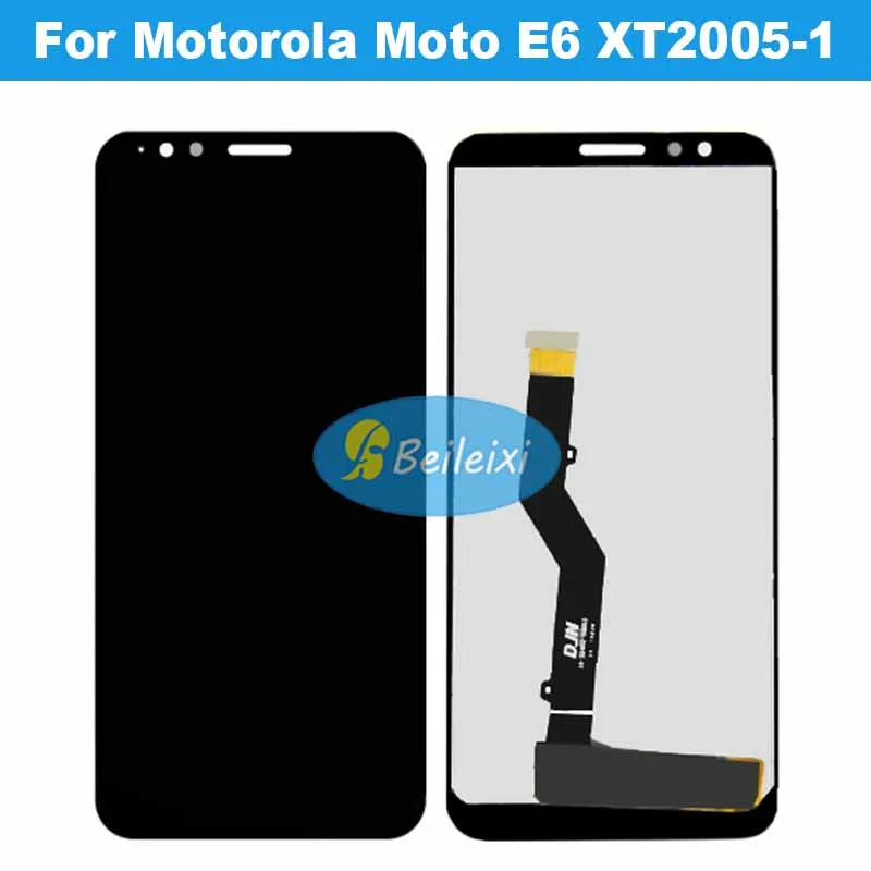 For Motorola Moto E6 Play XT2029-1 XT2029-2 LCD Display Touch Screen Digitizer Assembly For Moto E6 XT2005-3 XT2005-1 XT2005-5