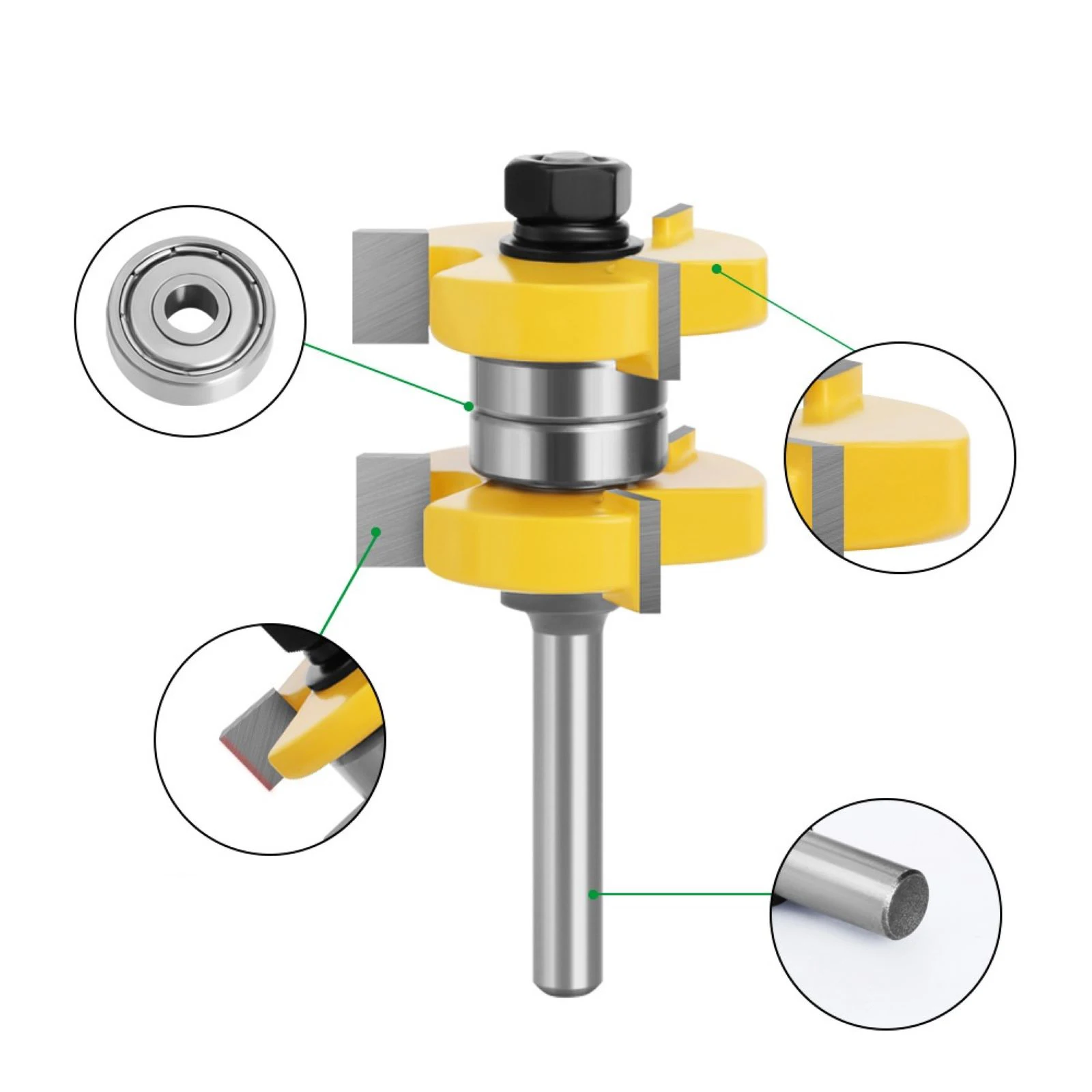2Pcs 1/2