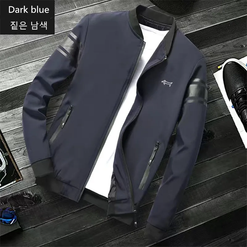 

Korea Golf Jacket For Men Spring Autumn Fashion Coat Golf Wear Business Casual Jackets Golf Apparel Best Men Plus Size M-4XL 5xl