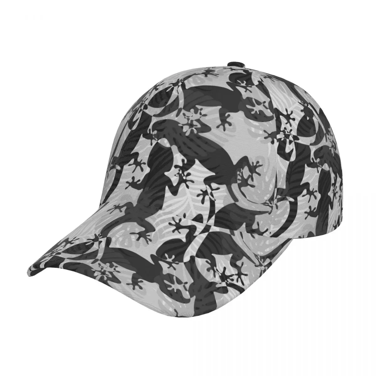 Unisex Adjustable Cap for Adult Baseball Abstract Tropical Lizards And Palm Leaves hip hop Hat