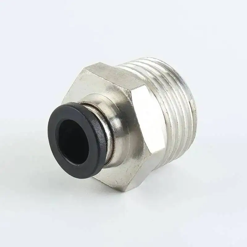 PC Pneumatic Fittings Air Connector Quick Connecors Hose PC4-M5 PC4-M8 PC6-M5 PC8-M5 PC10-M8 PC12-M14 Male Thread