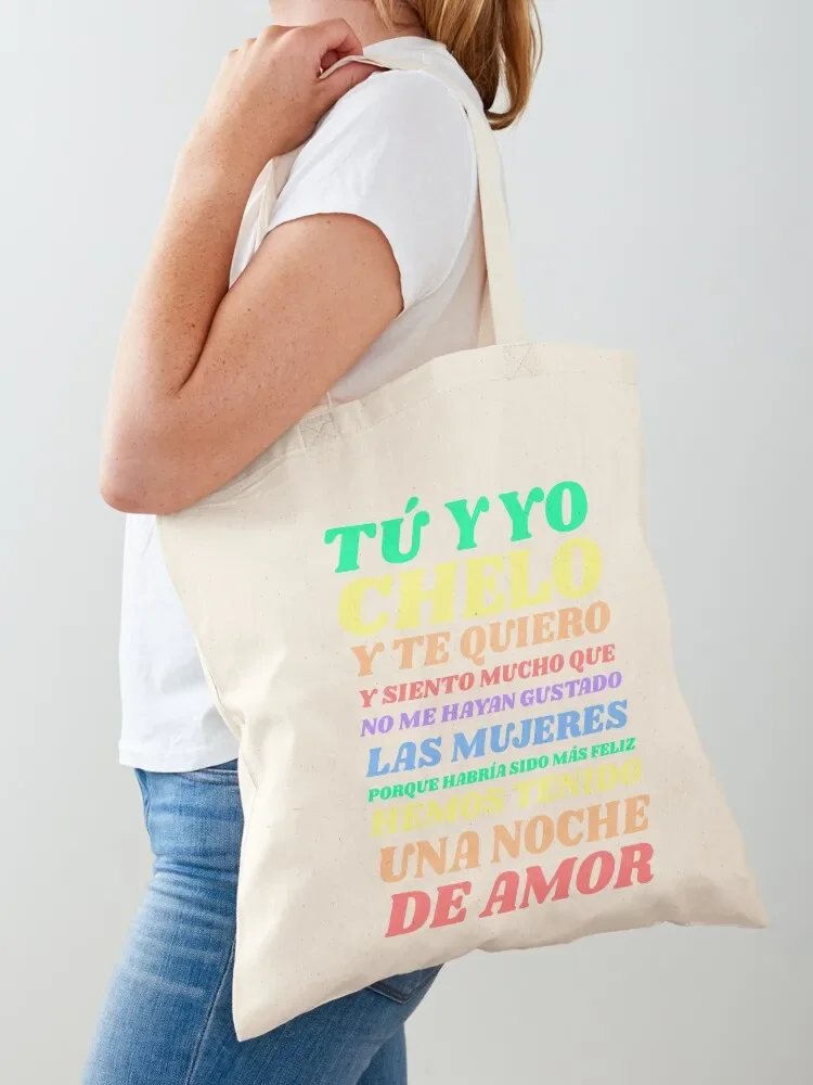 we had a night of love from Chelo and Barbara Rey Tote Bag tote bags cloth bags Candy bags Canvas bag for women