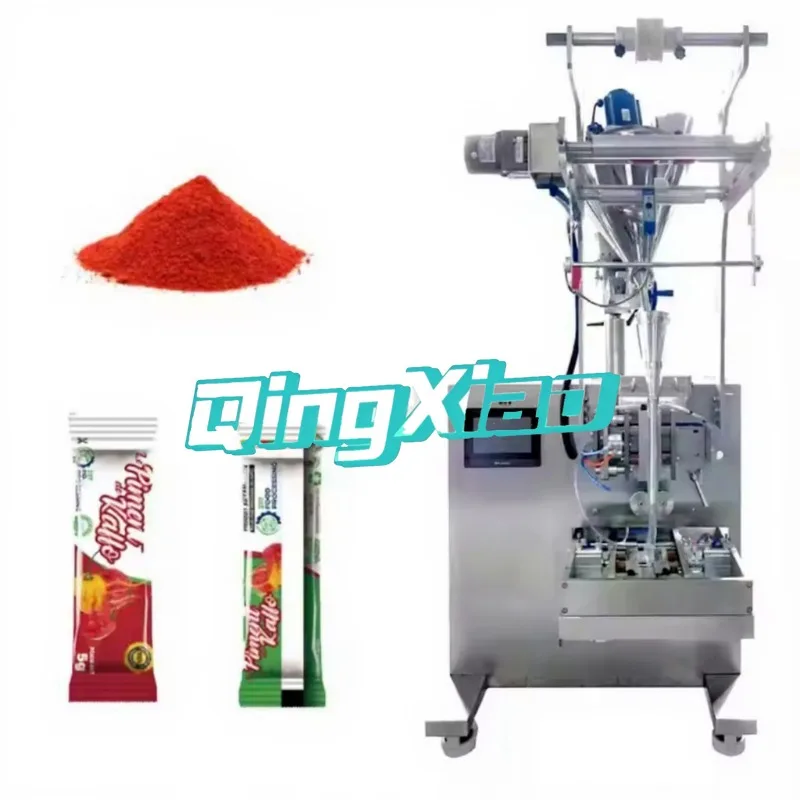 Automatic Starch Curry Coffee Powder Filling Packing Packaging Machine Vertical Factory Use High Speed Easy Operate High Acc Use