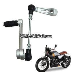 For FB Mondial HPS 125 HPS125 Motorcycle Rear Foot Gear Shift Lever Pedals Pegs
