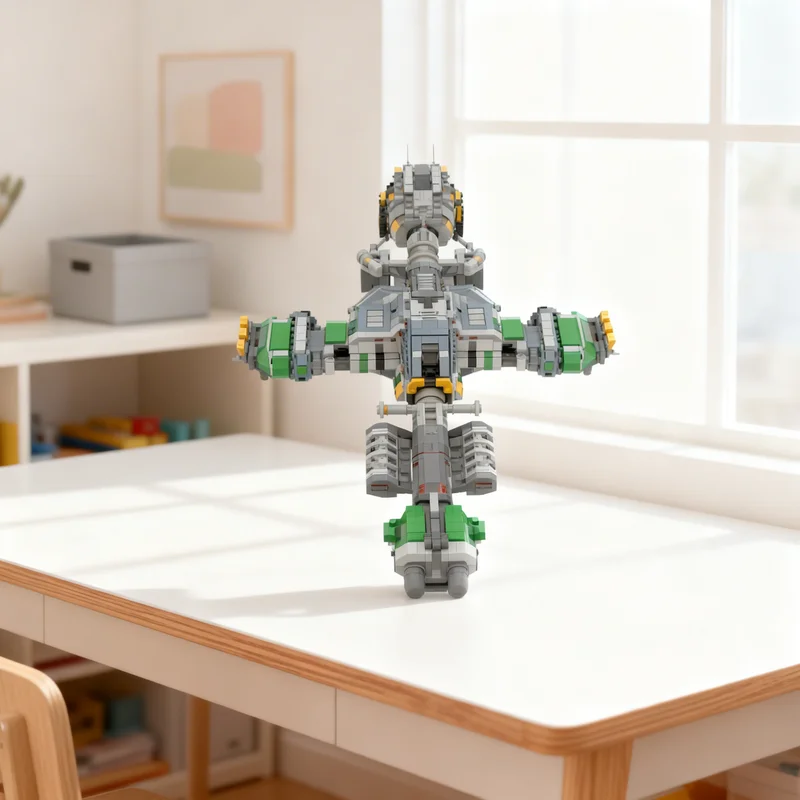 

2732 детали MOC: Космический корабль для добычи руды Porpoise O R E, конструктор, подарок, креативный коллекционный декор, премиум-класс для взрослых