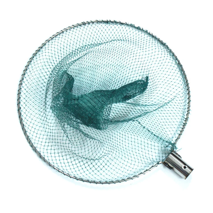 手結び式陸上漁網ヘッド、大型トップフィッシュキャッチネット、漁獲用ディップハンドネット
